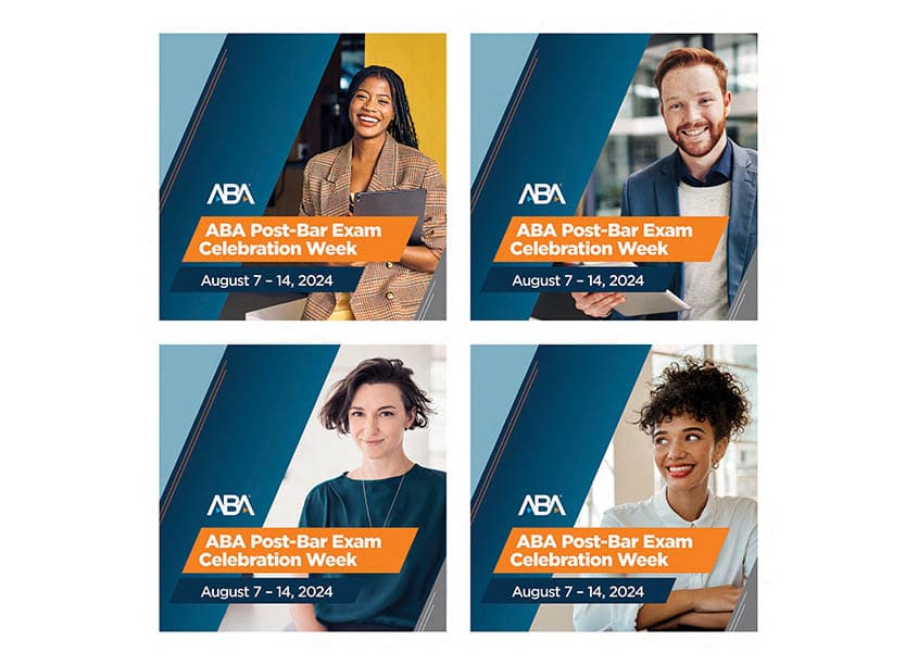 ABA Post-Bar Exam Celebration Week Social Media Campaign