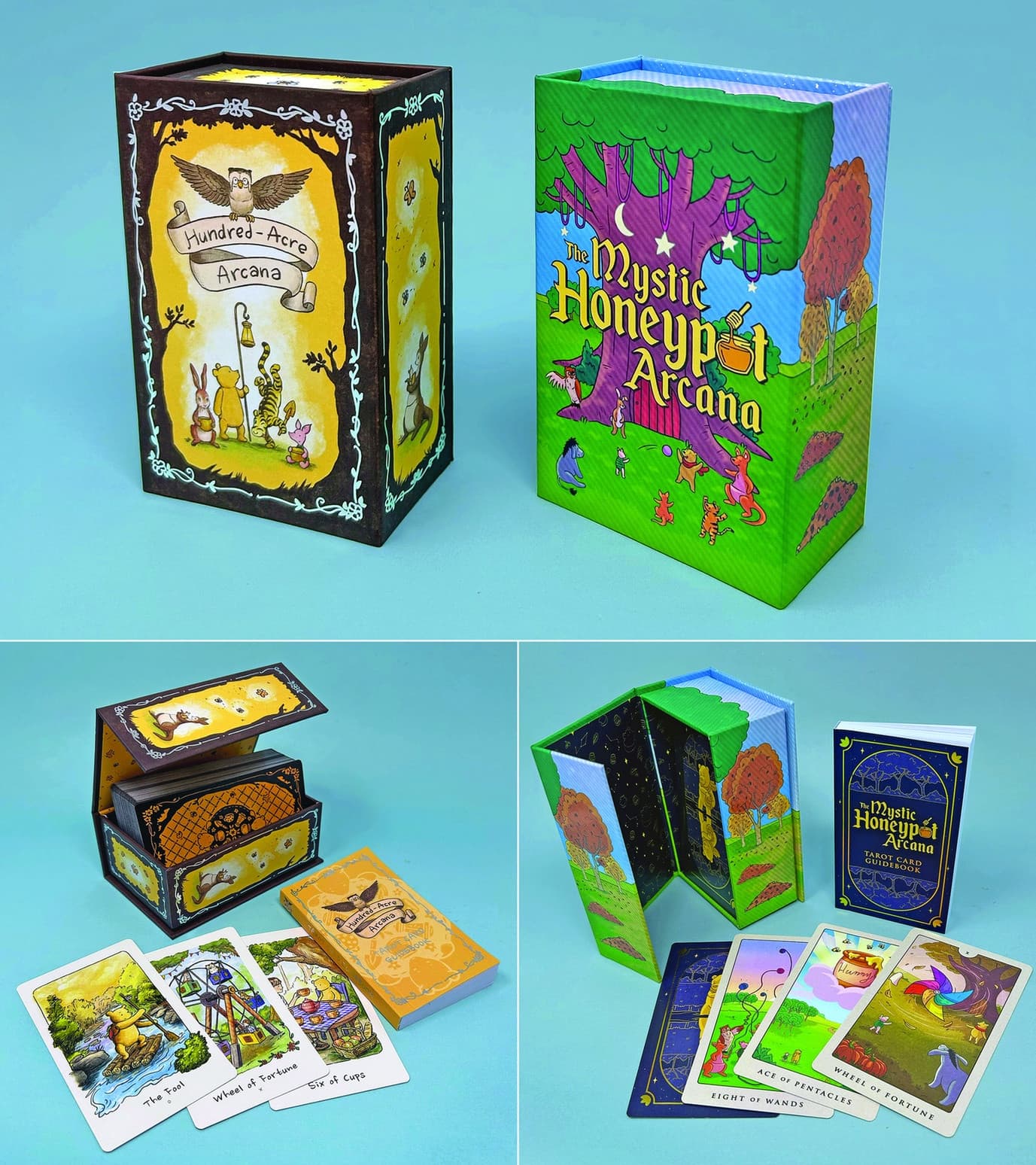 The Mystic Honeypot Arcana & The Hundred-Acre Arcana Game Packaging