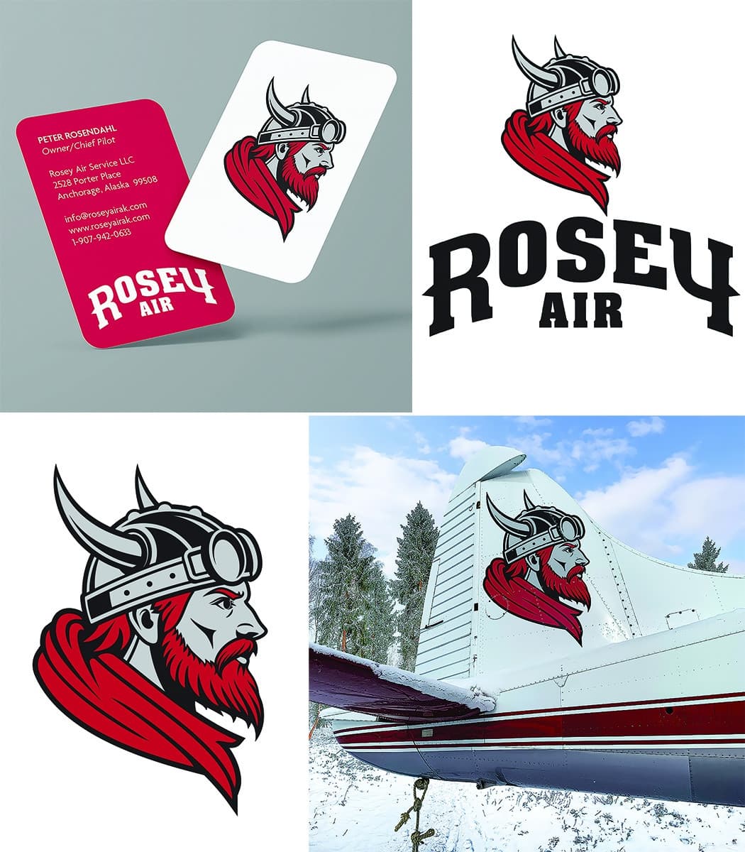 Rosey Air Logo Design