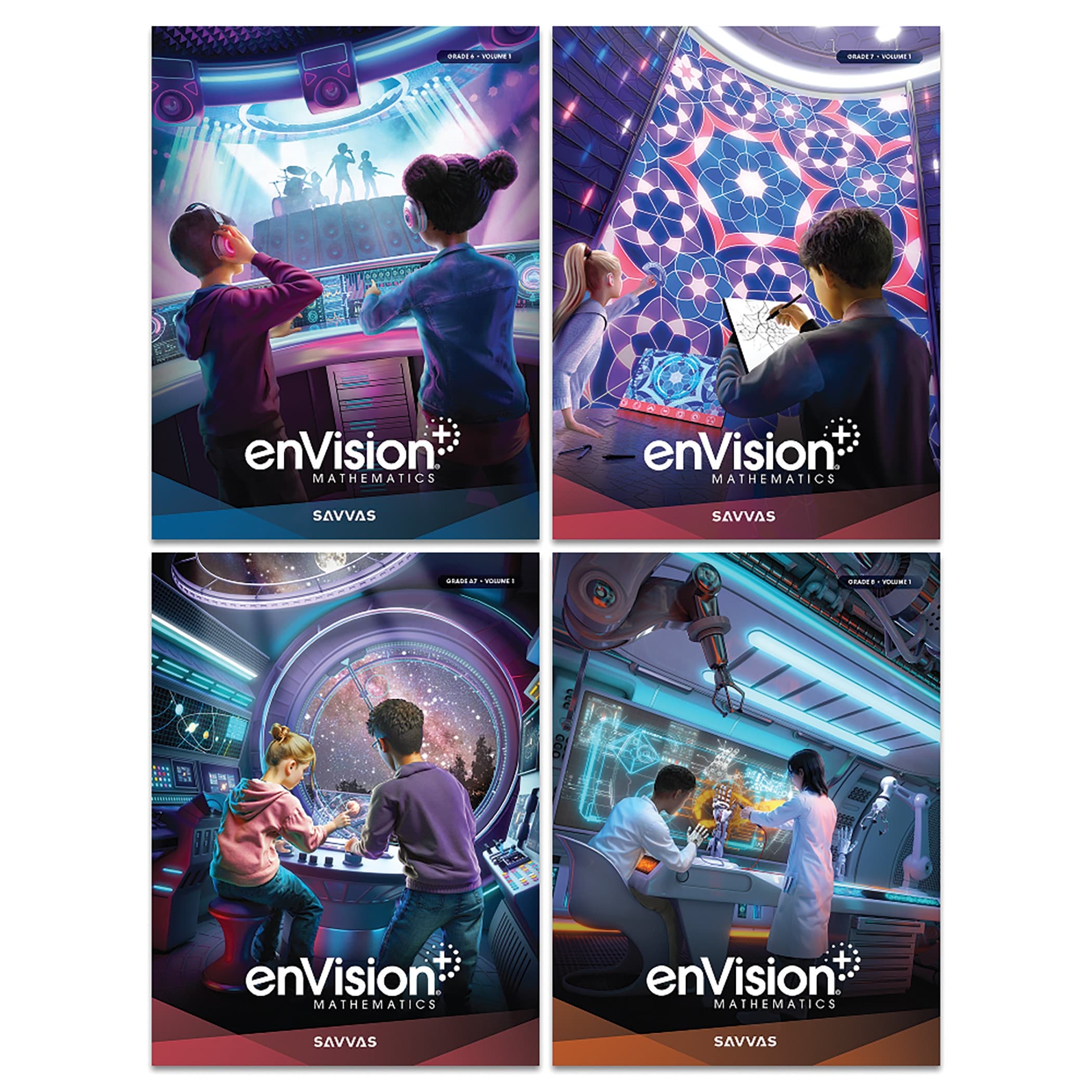 enVision+ Mathematics // K-8 Cover Series