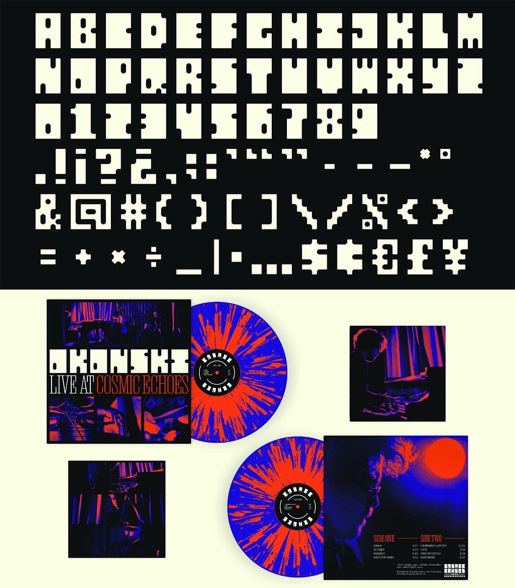Cosmic Echoes: Jazz Conservatory & Punch Card Typeface Project