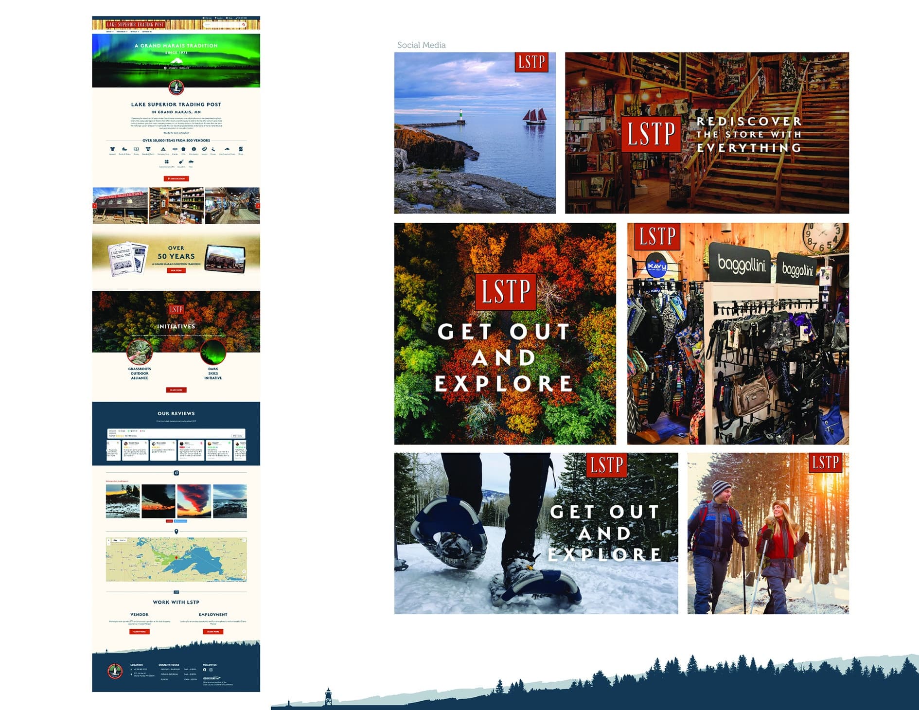 Lake Superior Trading Post Brand Redesign