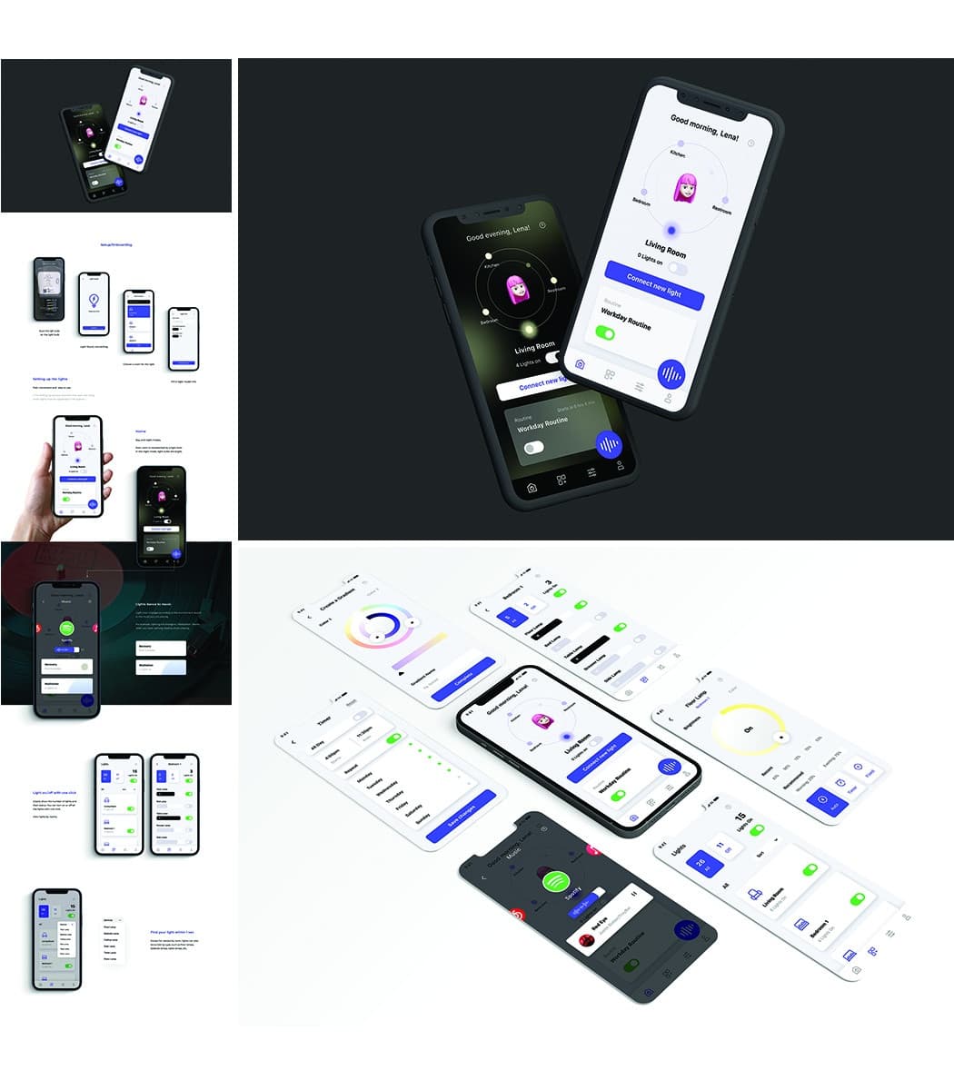 MyLights Smart Lighting App Design