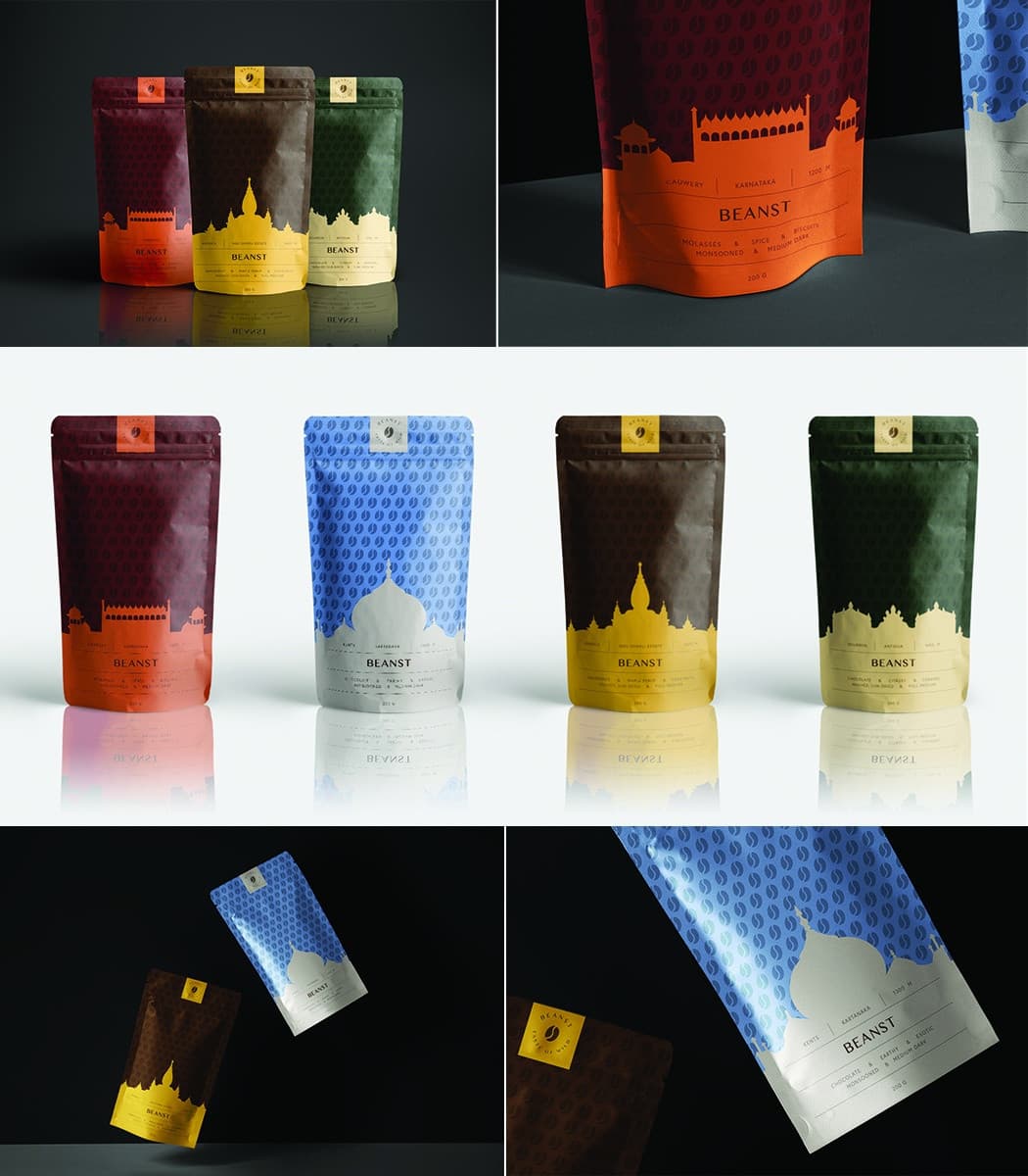 Beanst Coffee Beans Packaging Design