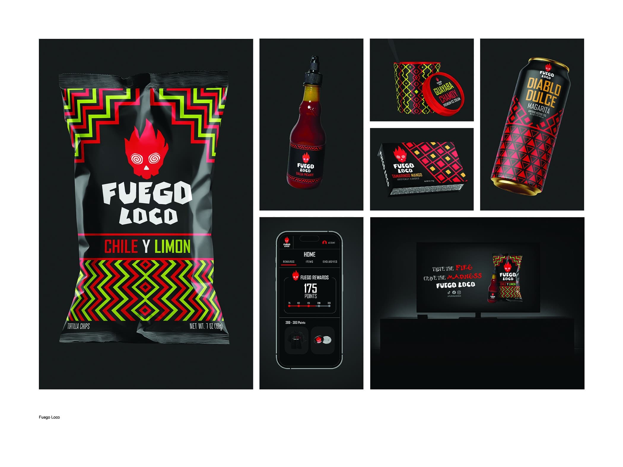 Fuego Loco Packaging