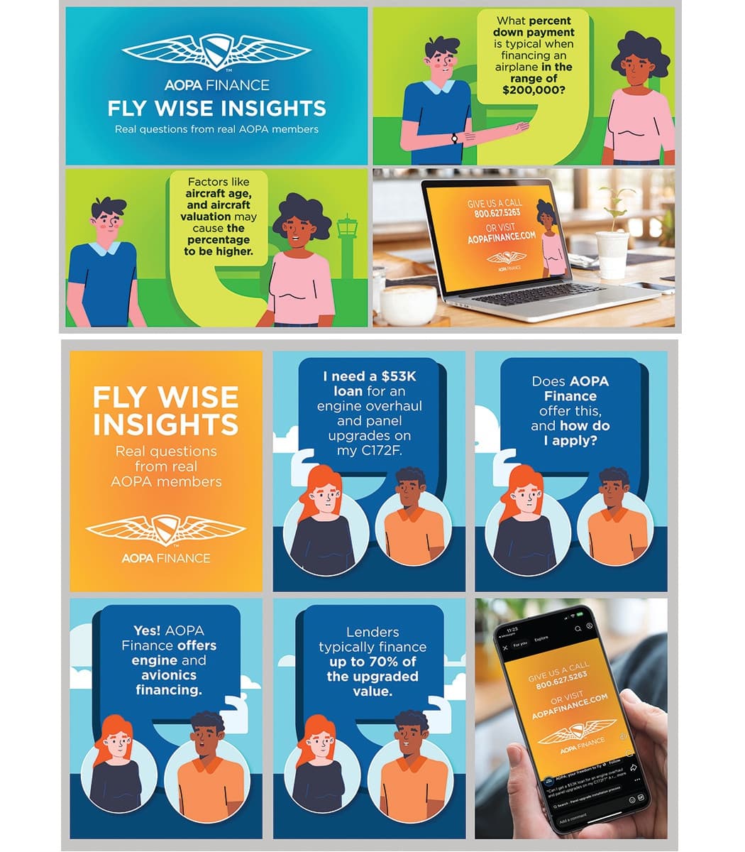 AOPA Finance FlyWise Insights Videos