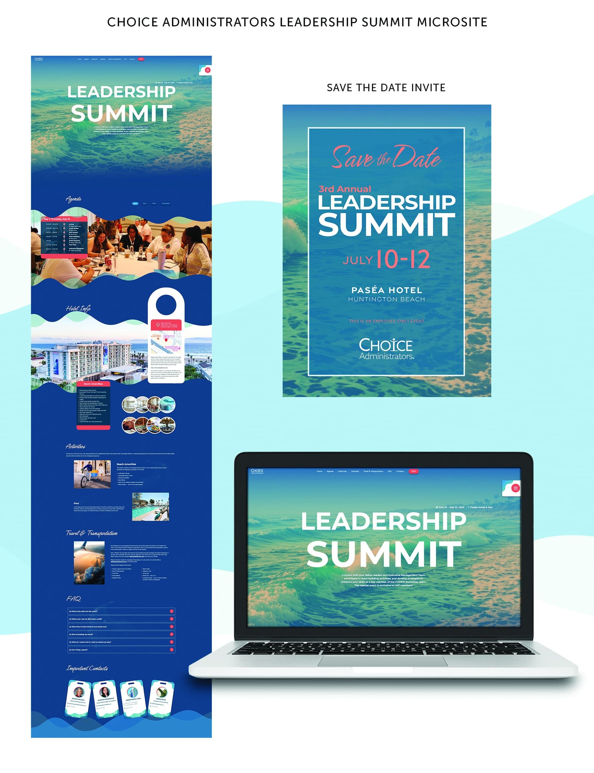 CHOICE Administrators Leadership Summit Microsite