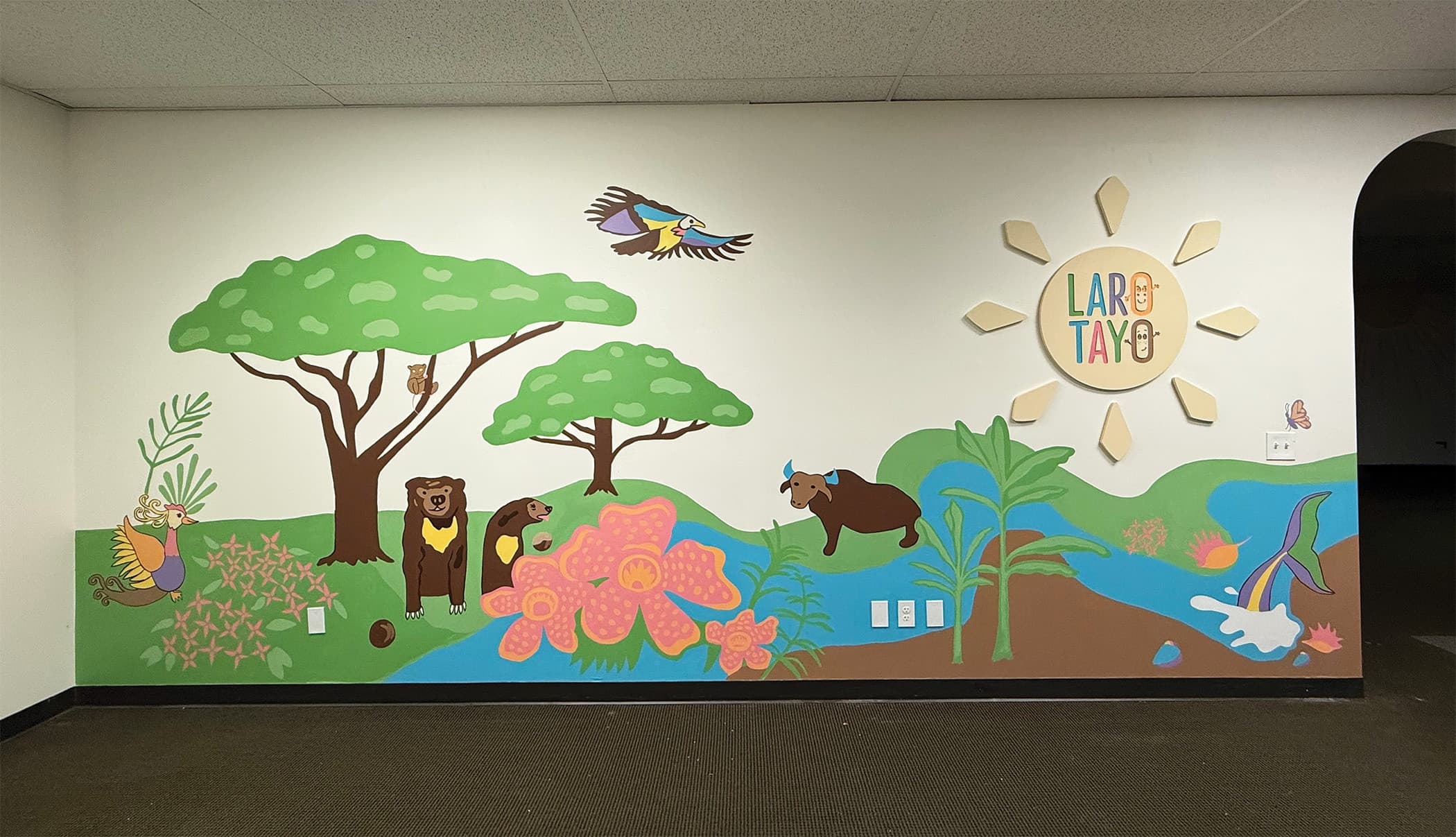 Laro Tayo Mural and Signage