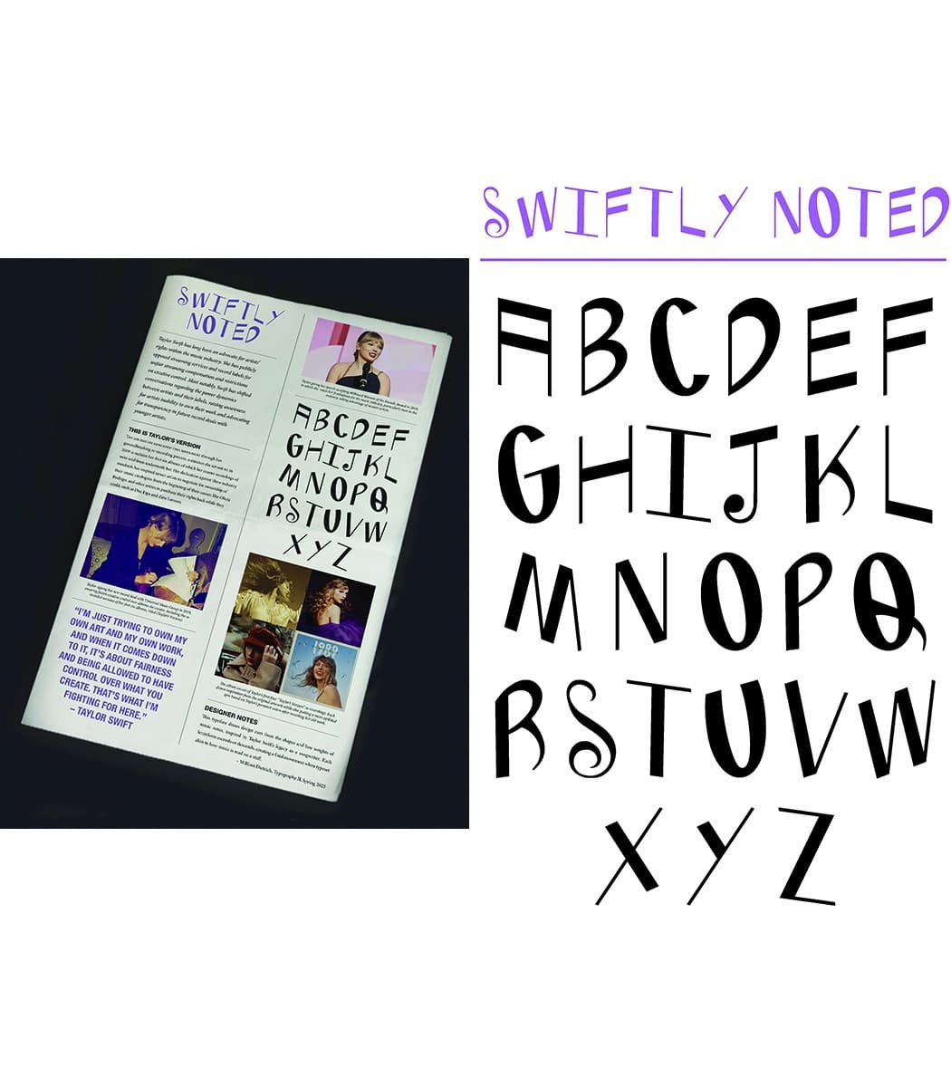 Social Issue Typeface Design & Newspaper Layout
