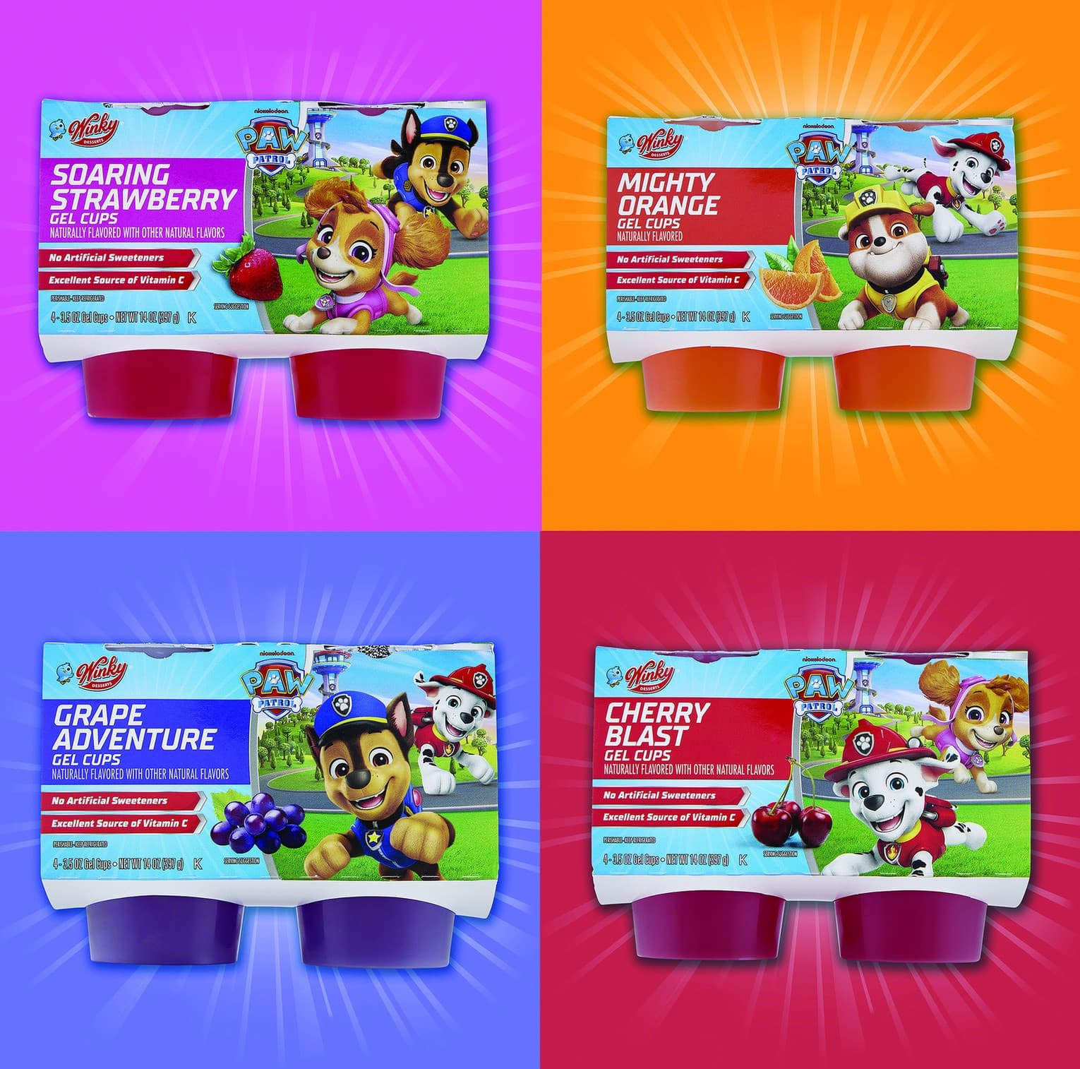 Paw Patrol Gelatin Cups