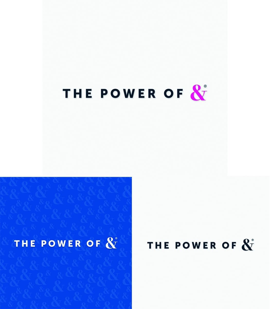 Word & Brown 'Power of &' Logo