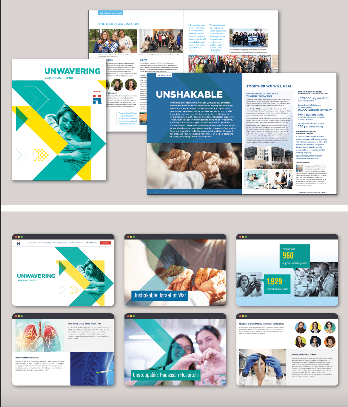 Unwavering - Hadassah’s 2024 Impact Report