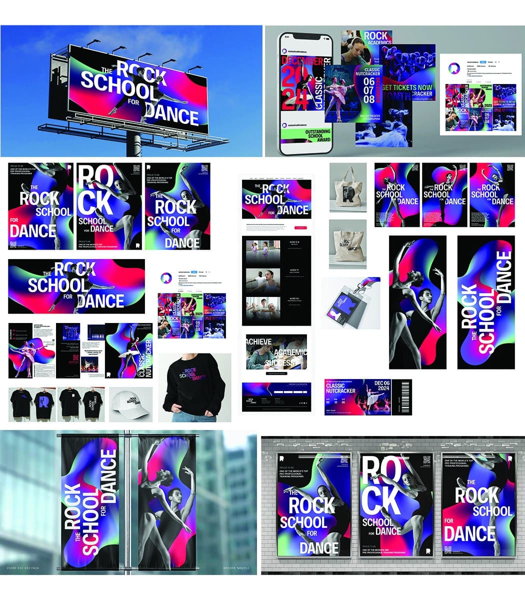 The Rock School for Dance Rebranding Class Project