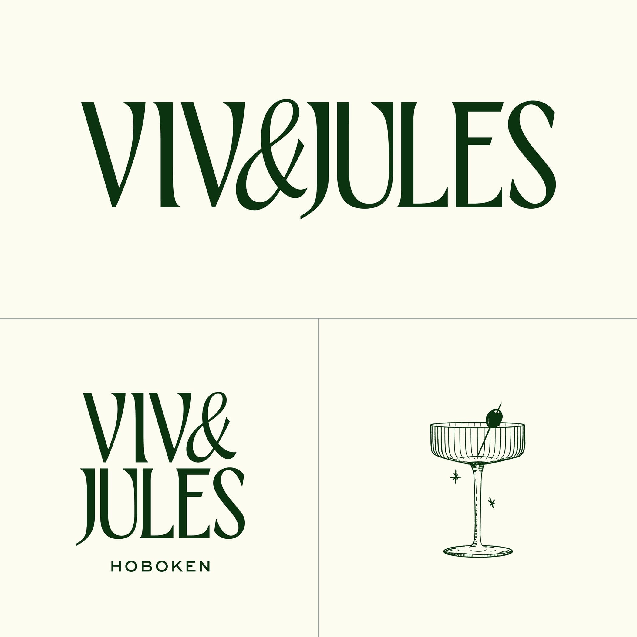 Viv & Jules Restaurant & Bar Wordmark