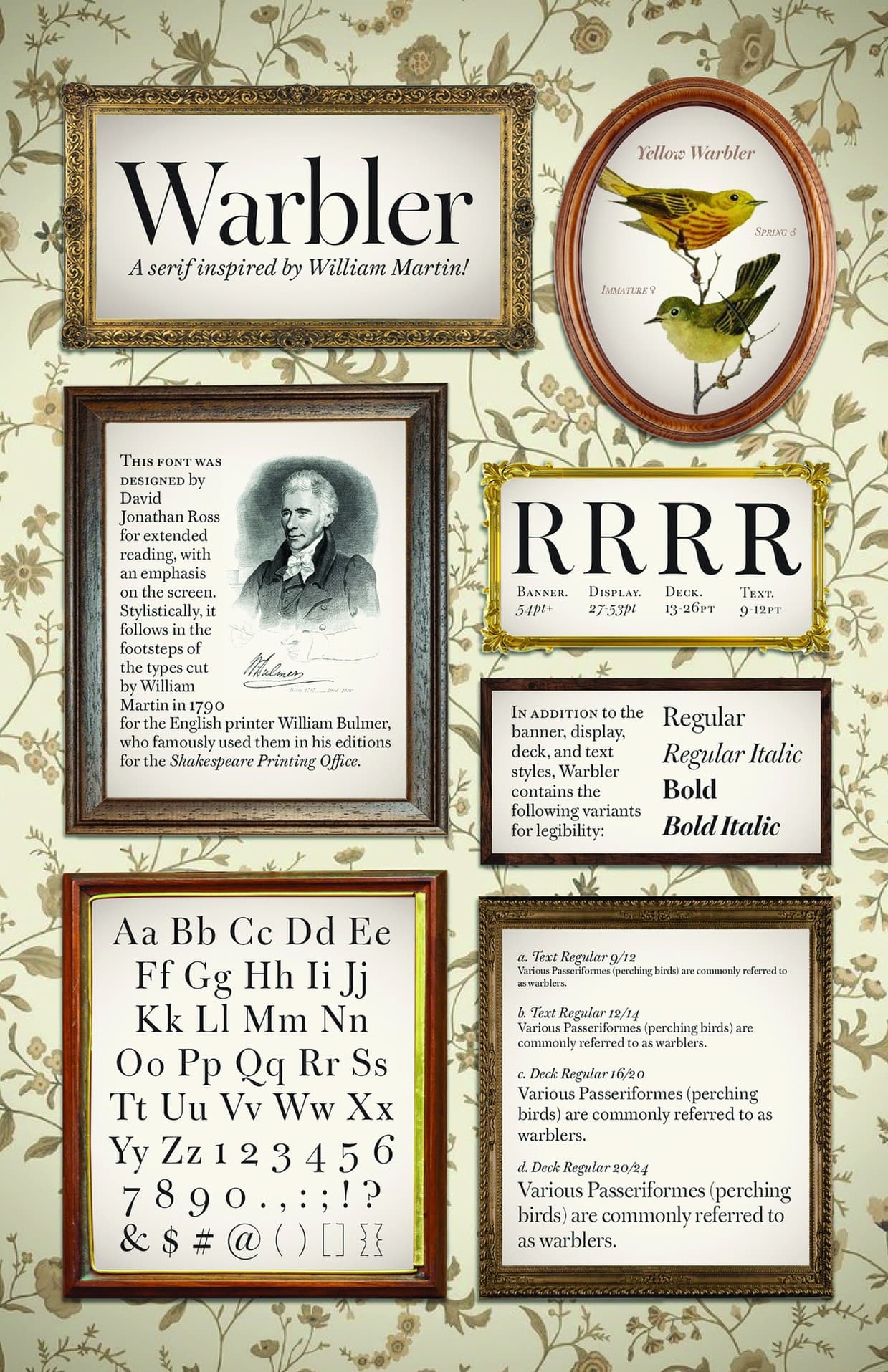 Type Specimen Poster