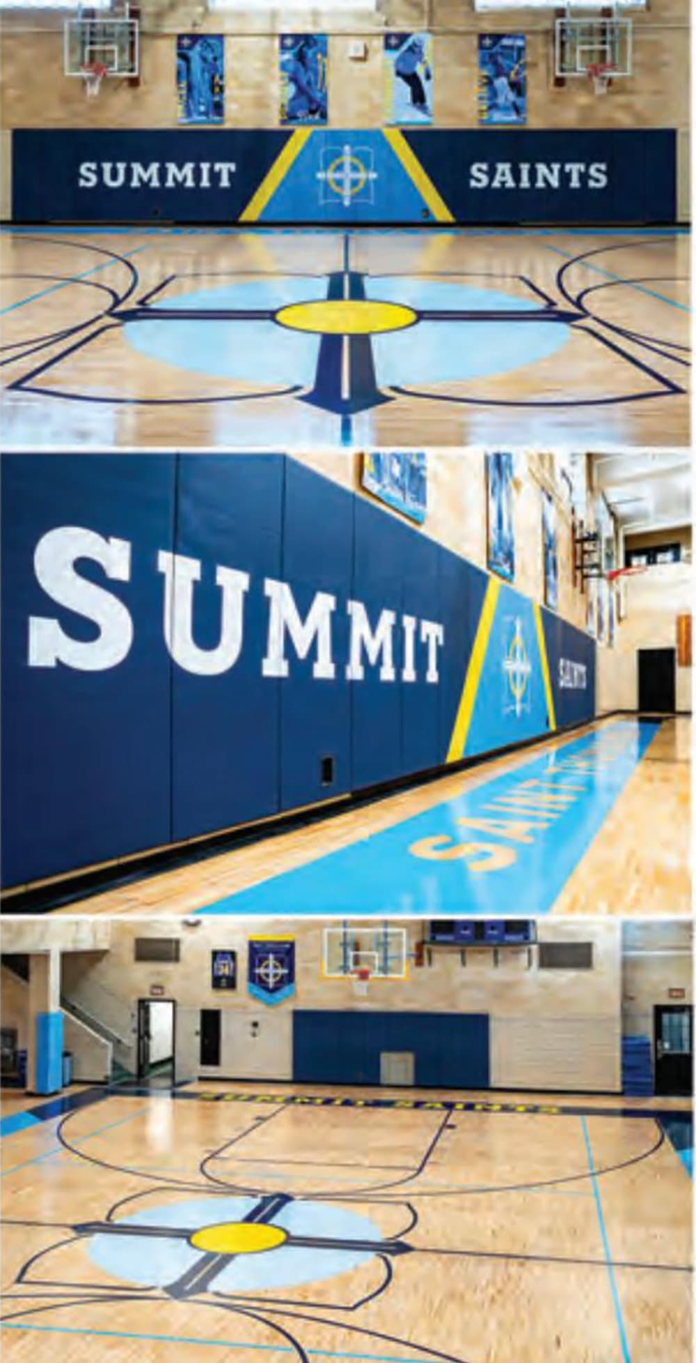 Saint Thomas More Catholic School Gym Graphics