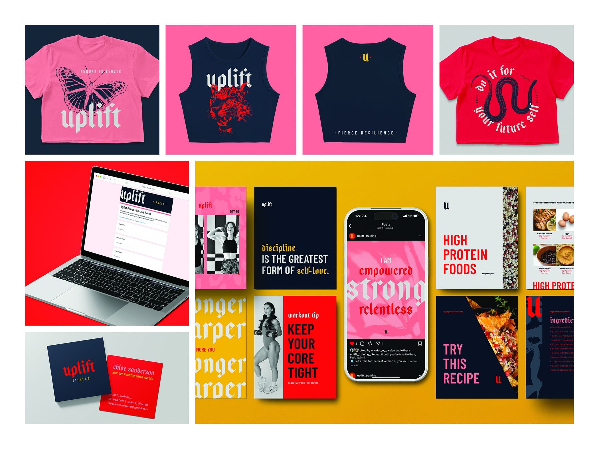 Uplift Fitness Brand Identity