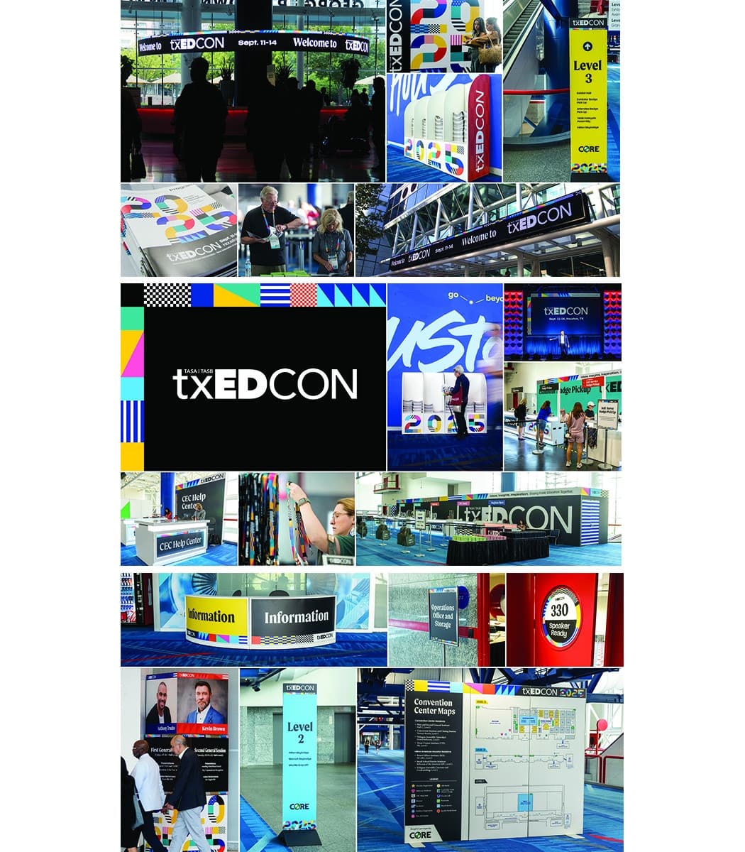 txEDCON 2025 Event Signage and Branding
