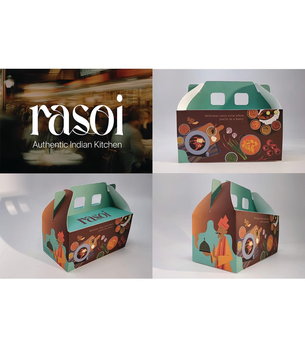 Rasoi Authentic Indian Kitchen Packaging