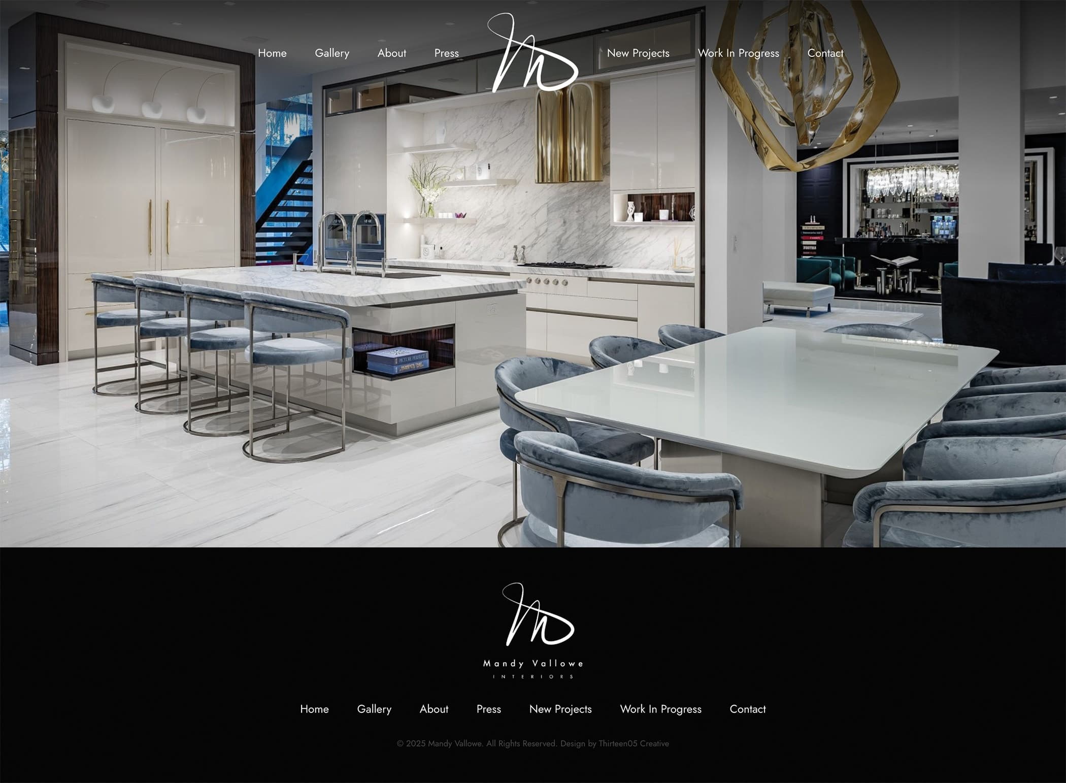 Mandy Vallowe Interiors Website