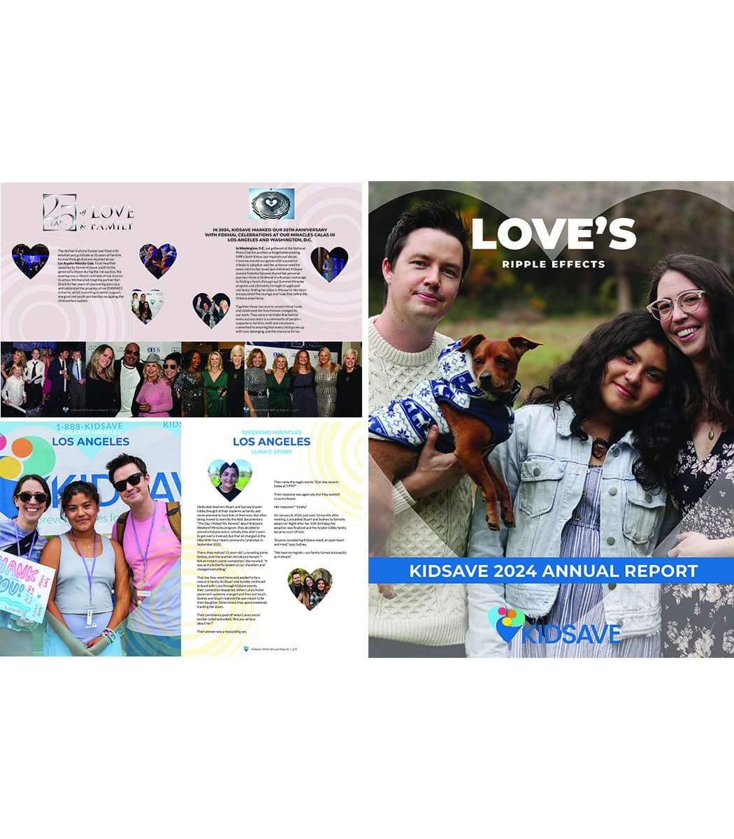 Kidsave's 25th Anniversary Annual Report