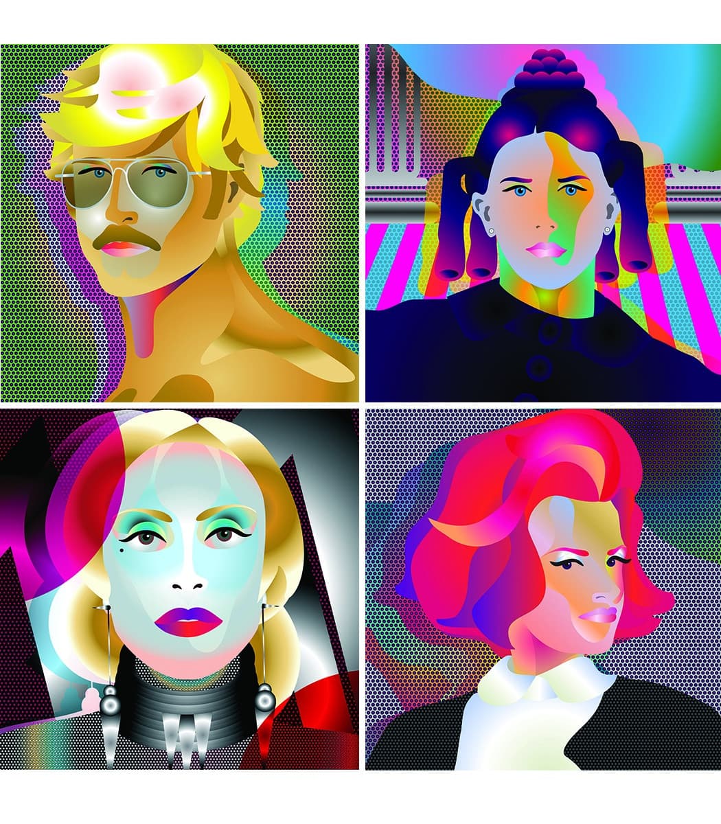 Draw80 Celebrities Portraits Illustration Project