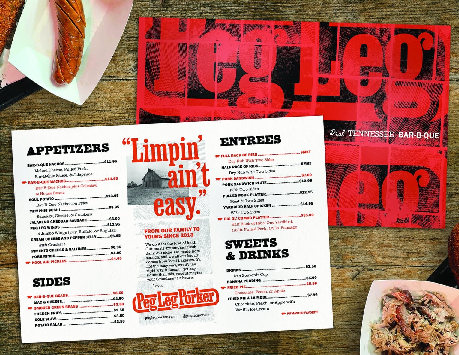 Menu Design Student Project