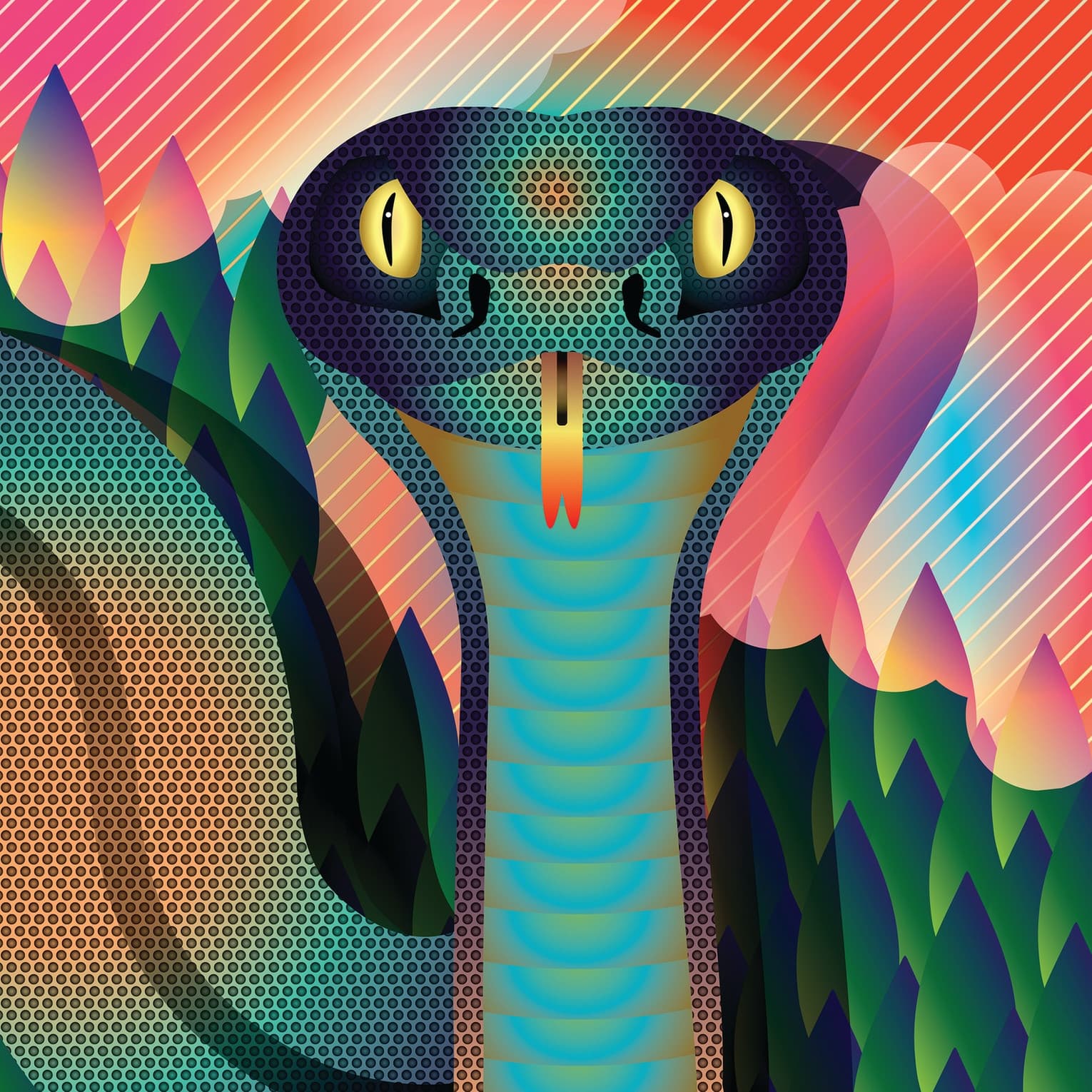 Year of the Snake Celebration Design