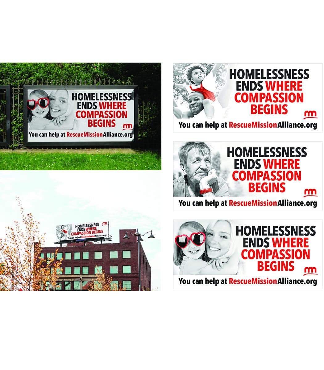 Rescue Mission Alliance 2025 Billboard Campaign