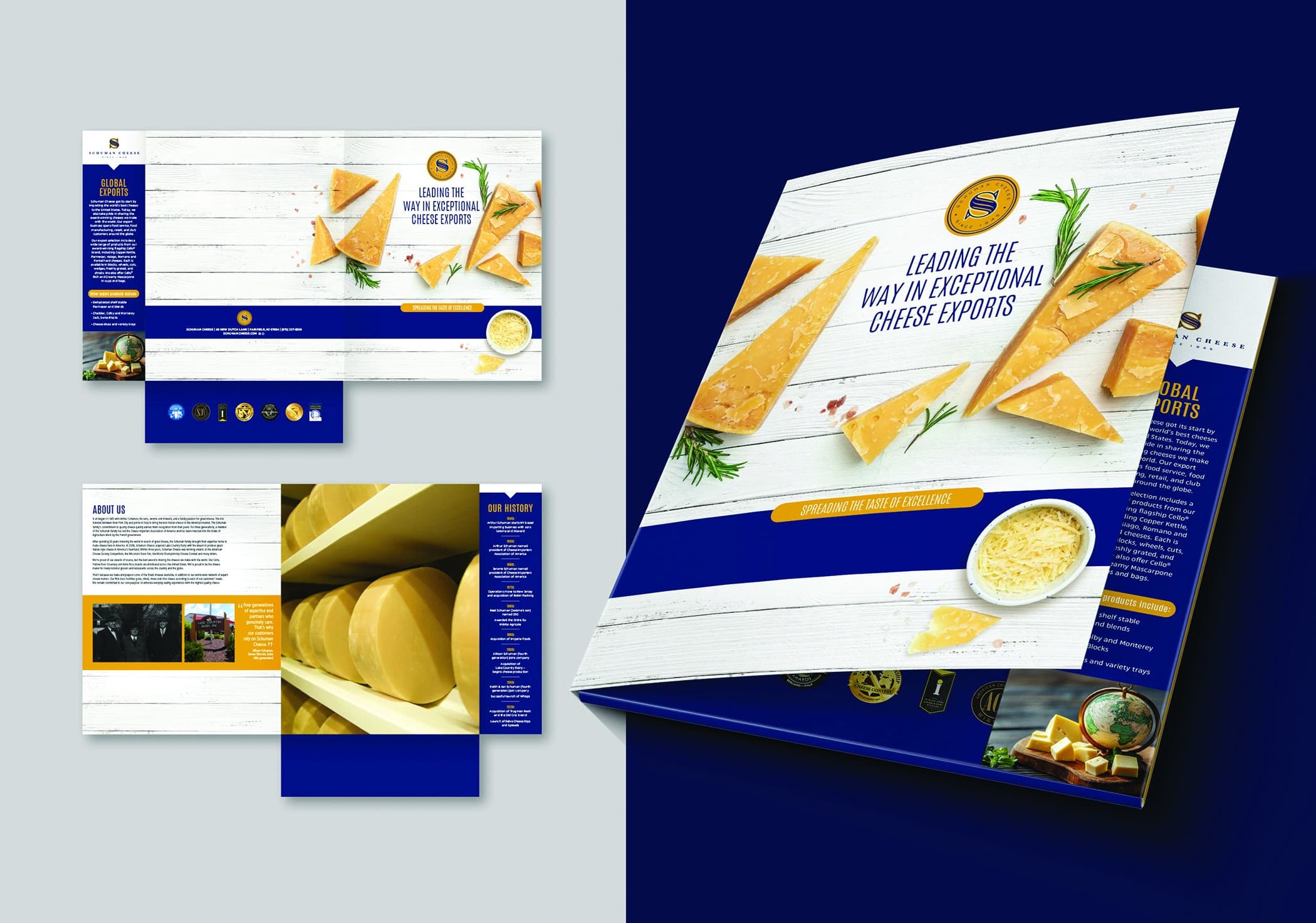 Schuman Cheese Folder Design