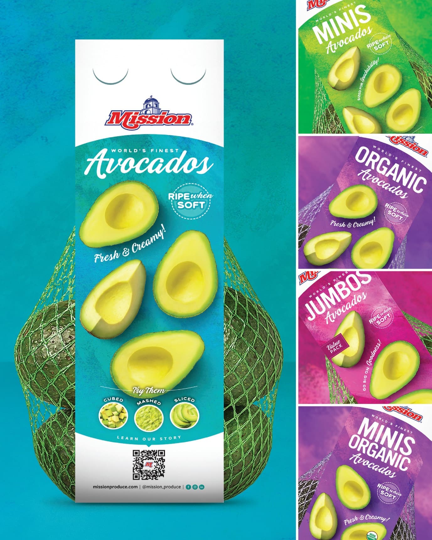 Mission Produce World's Finest Avocados Packaging