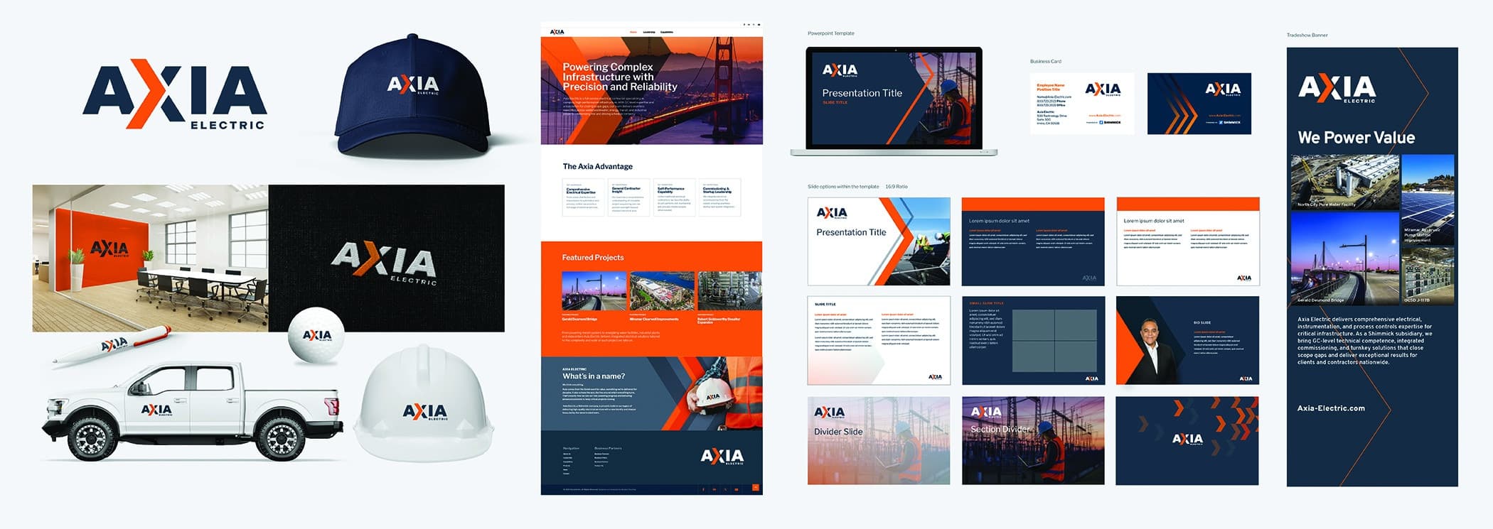 Axia Electric Brand Identity System