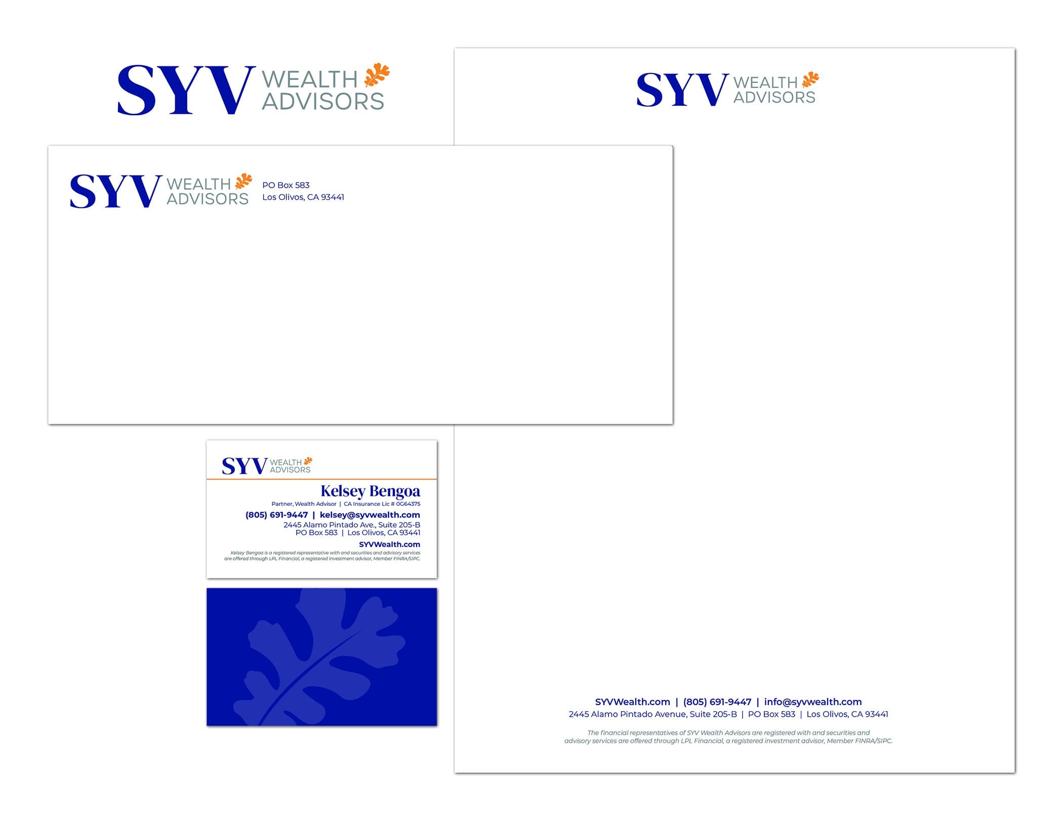SYV Wealth Advisors Stationery