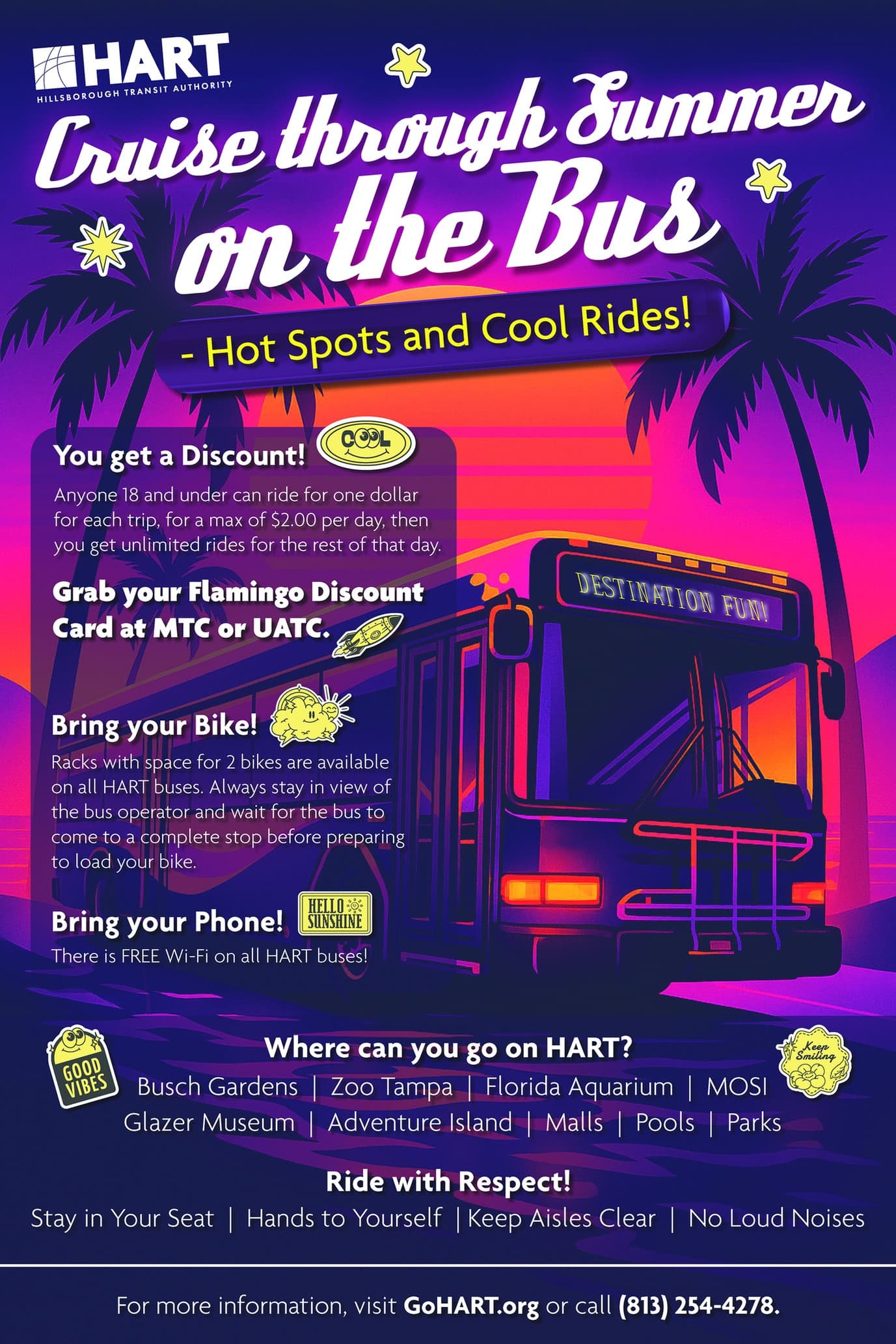 HART Summer Bus Riding Display