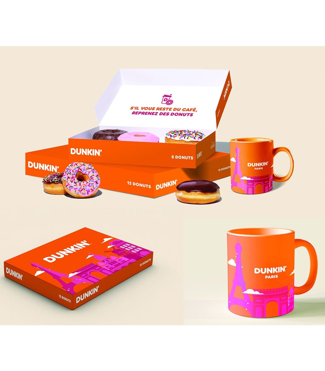 Dunkin’ France Launch Packaging