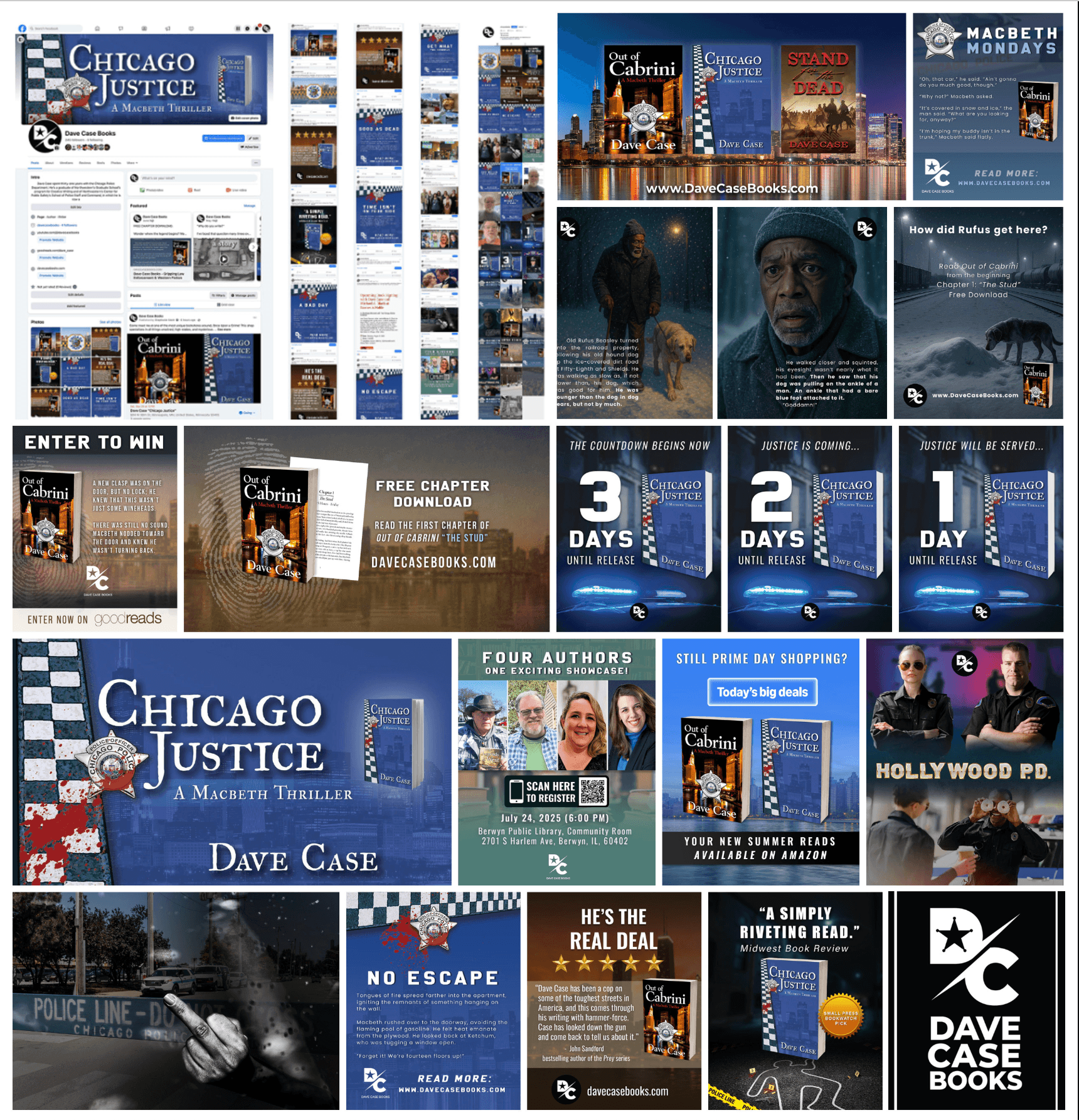 Dave Case Books Integrated Marketing Campaign