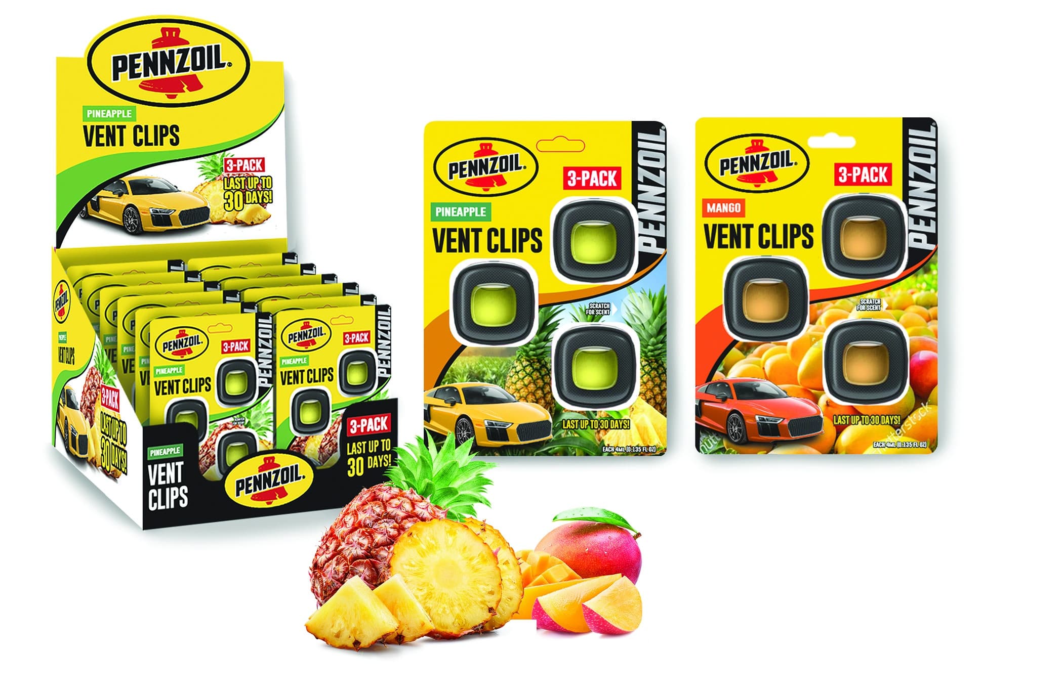 Pennzoil Vent Clips POP Merchandising