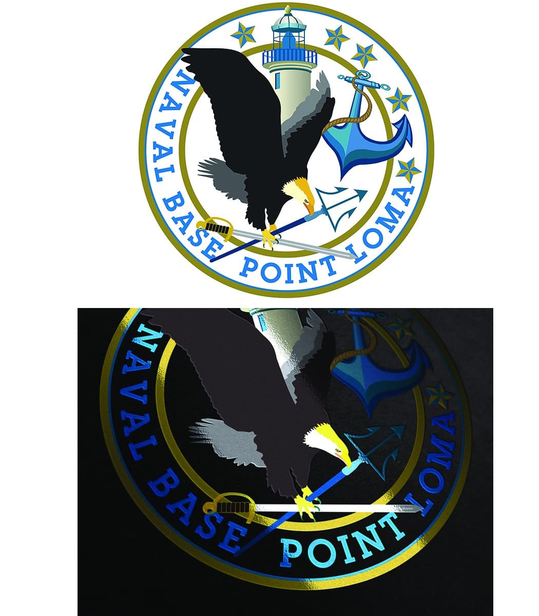 Naval Base Point Loma Logo Design
