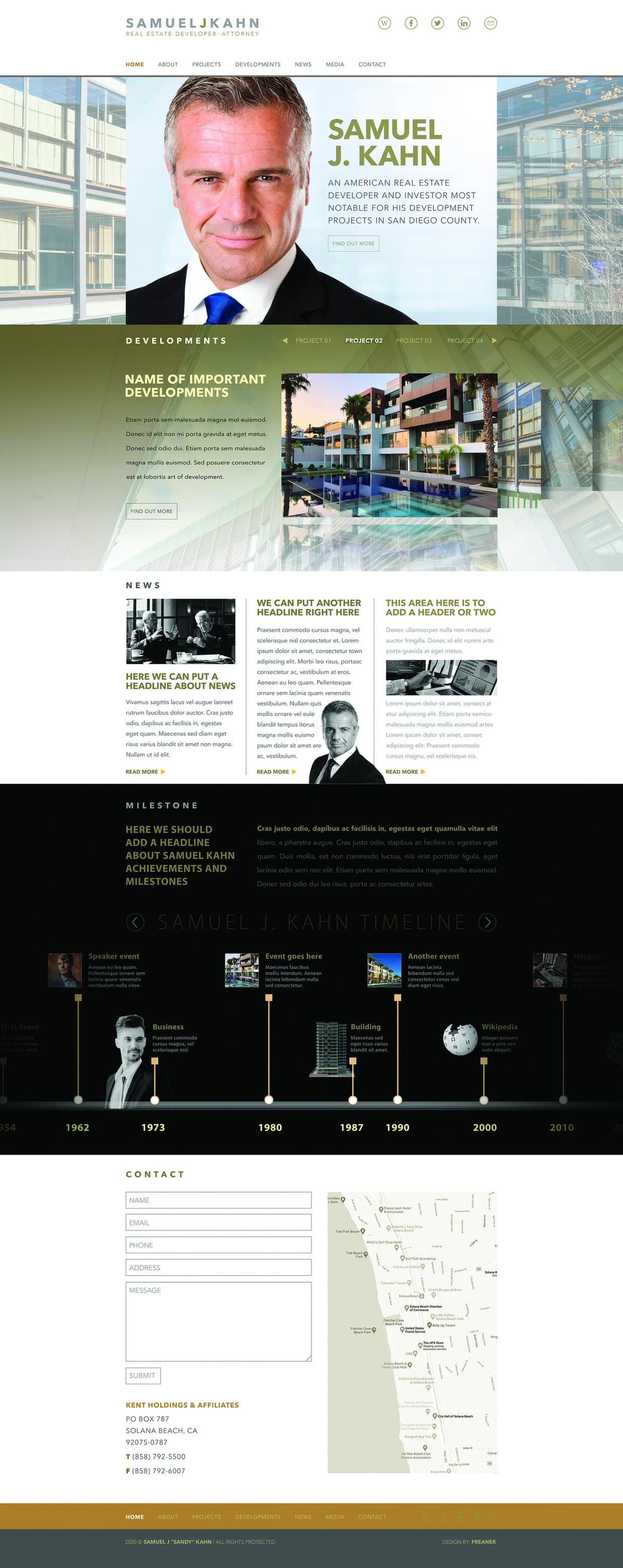 Samuel J. Kahn Professional Website