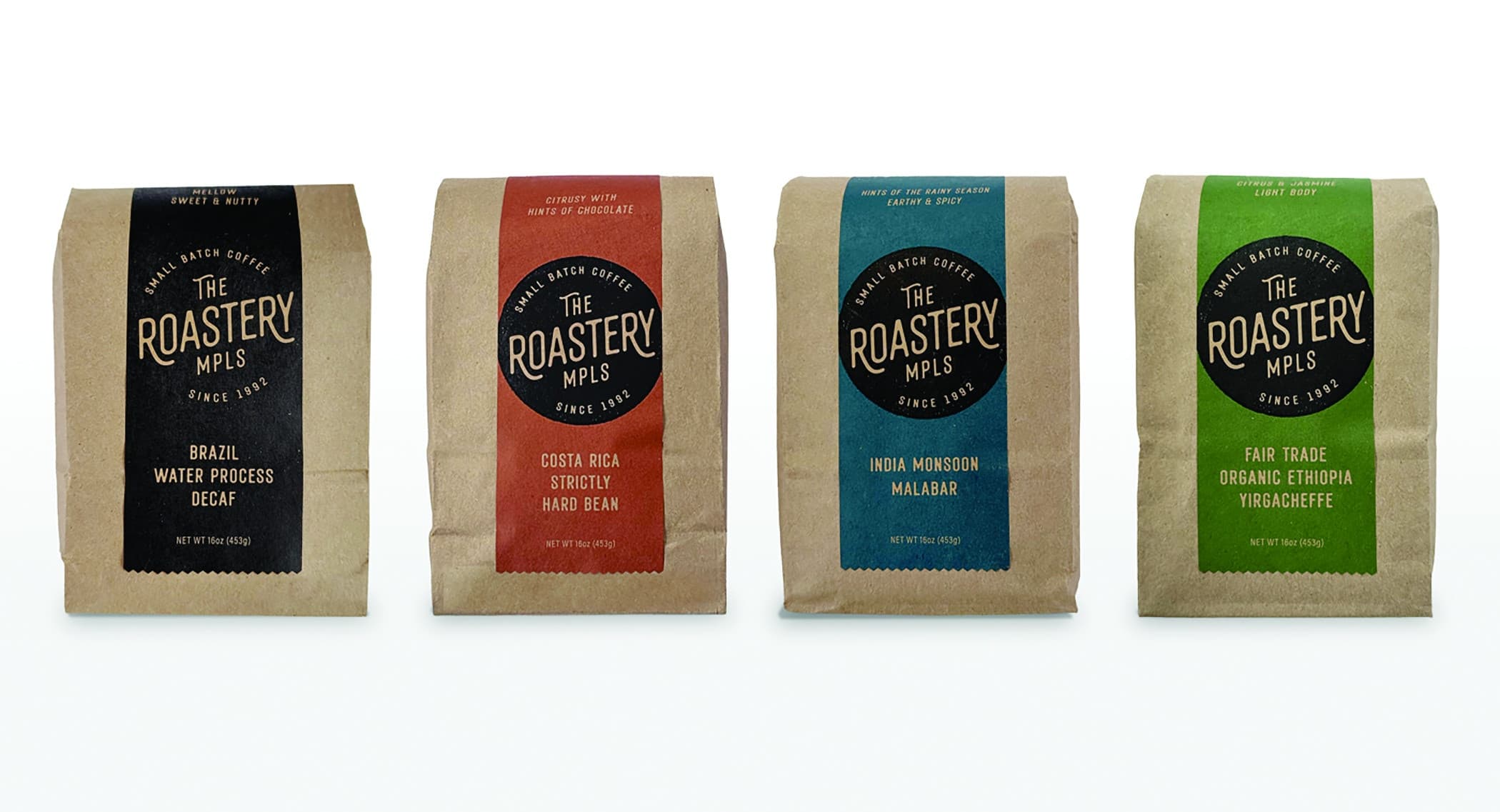 The Roastery Mpls Packaging
