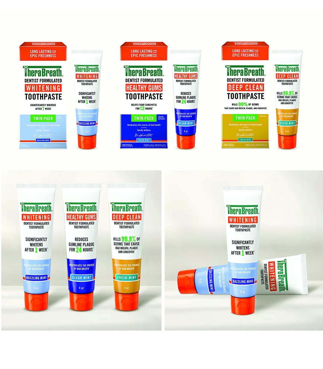 Therabreath Toothpaste Packaging