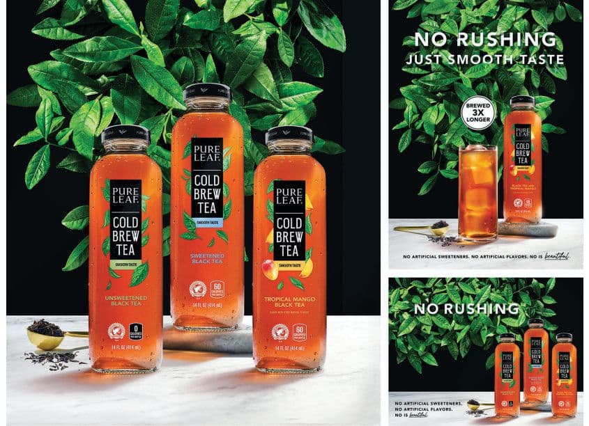 Pure Leaf Cold Brew Tea Package Design — Package Design — by PepsiCo Design & Innovation — 2021 GDUSA award entry