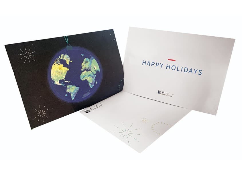 FTI Consulting Holiday Cards Design