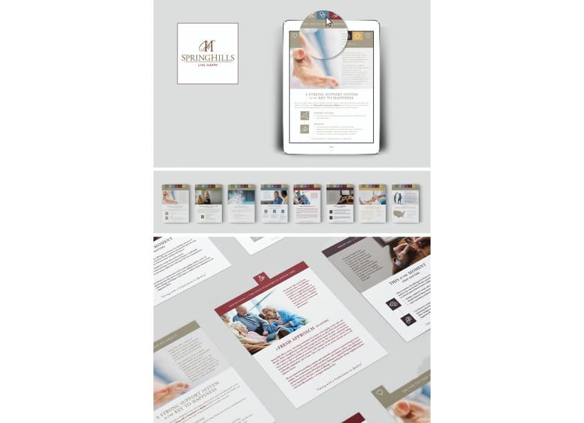 Spring Hills Digitally Interactive + Printed Step Sheets
