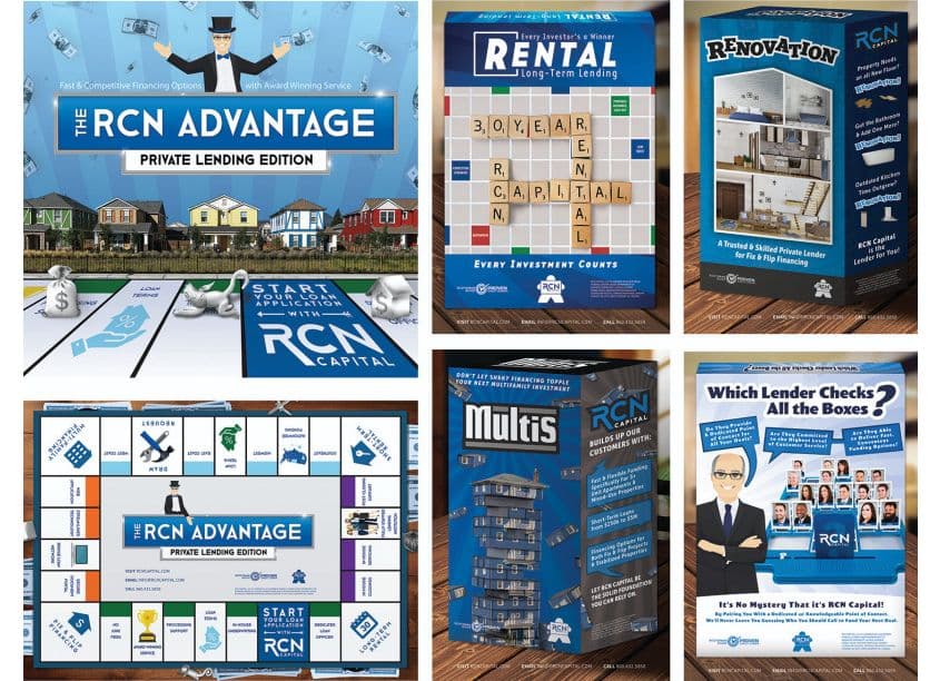 Scotsman Guide Board Game Advertising Series