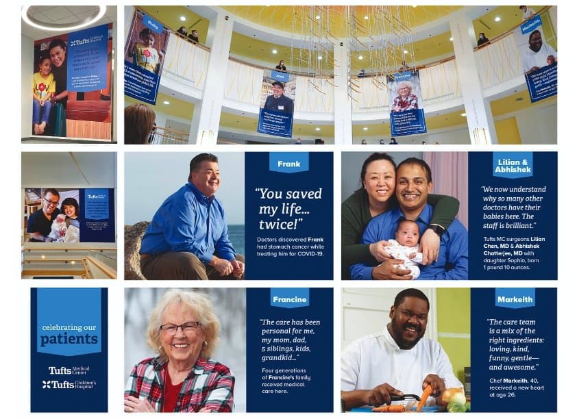 Patient Experience Banners and Wall