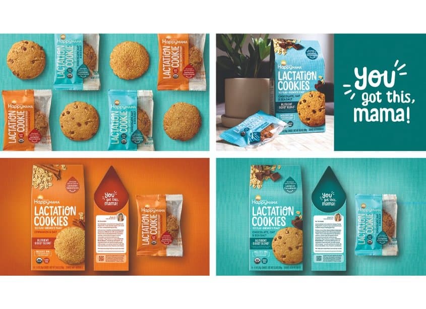 Happy Mama: Lactation Cookies Package Design
