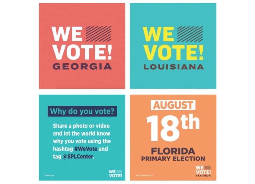 We Vote Social Media Campaign
