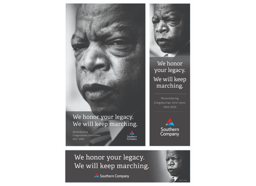 2020 John Lewis Tribute Advertisement