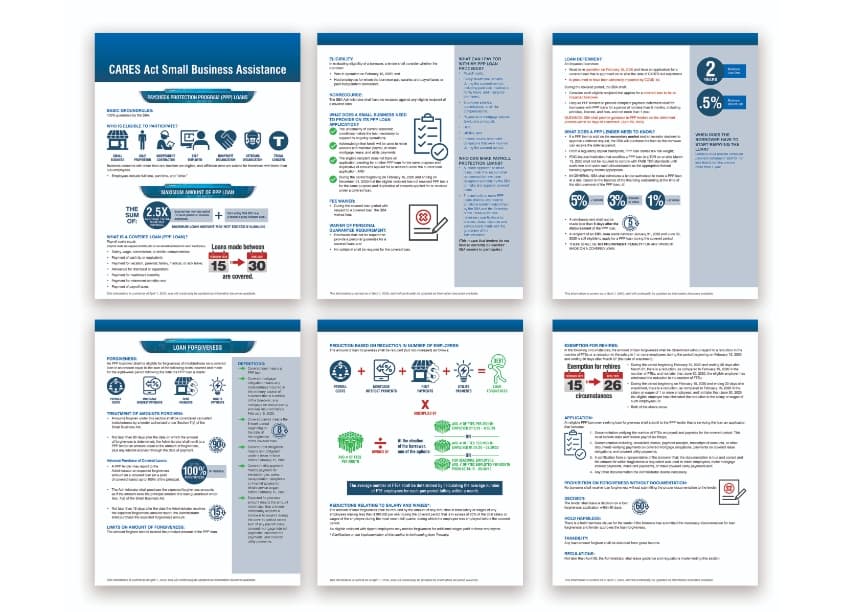 Paycheck Protection Plan Explanation Brochure for State Banking Associations